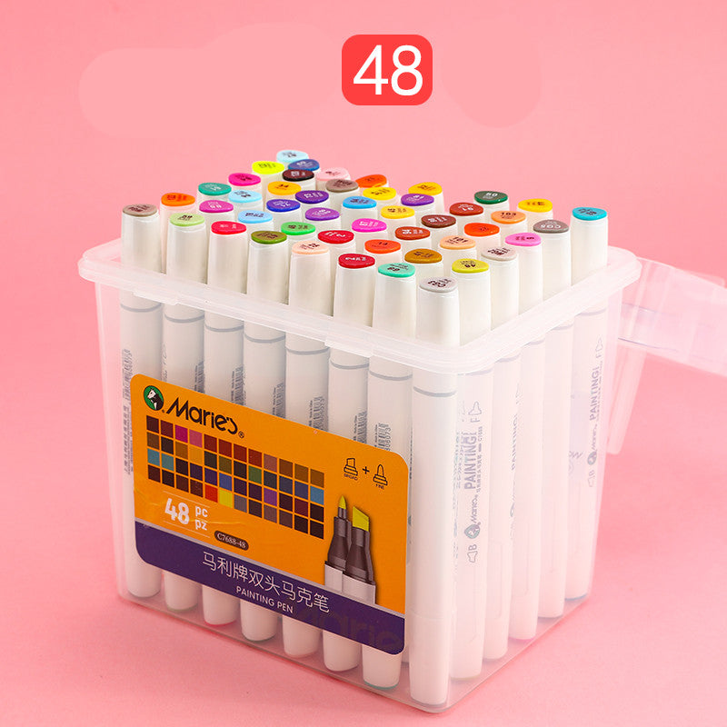 Alcohol Oily Double-Headed Marker Pen Set