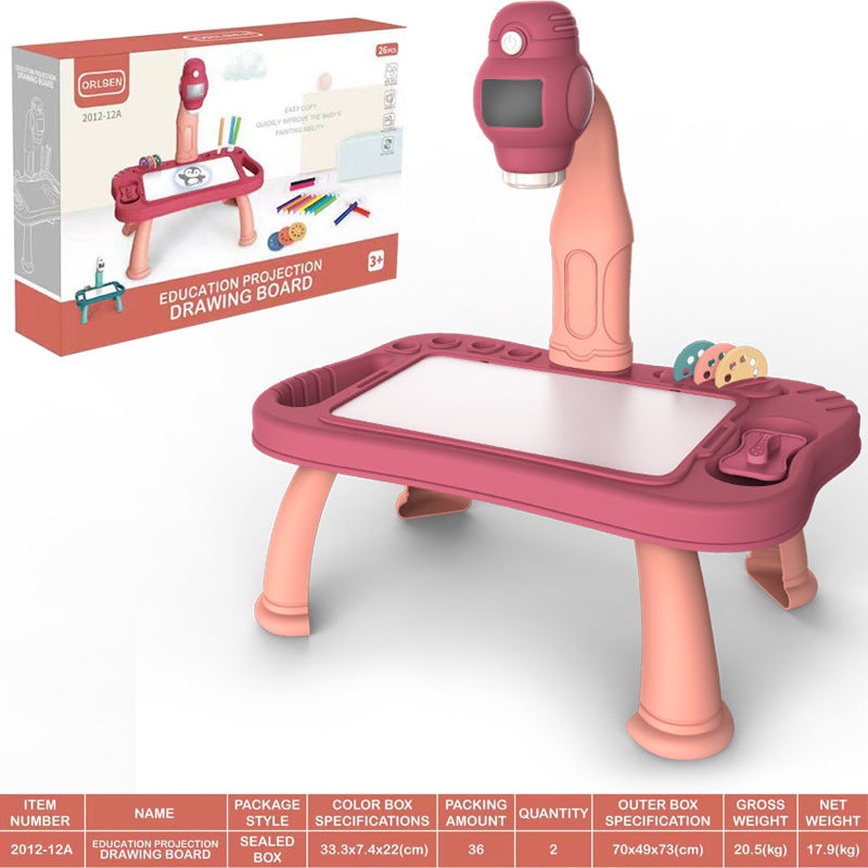 Art Drawing Table Toy Children Painting Board Desk